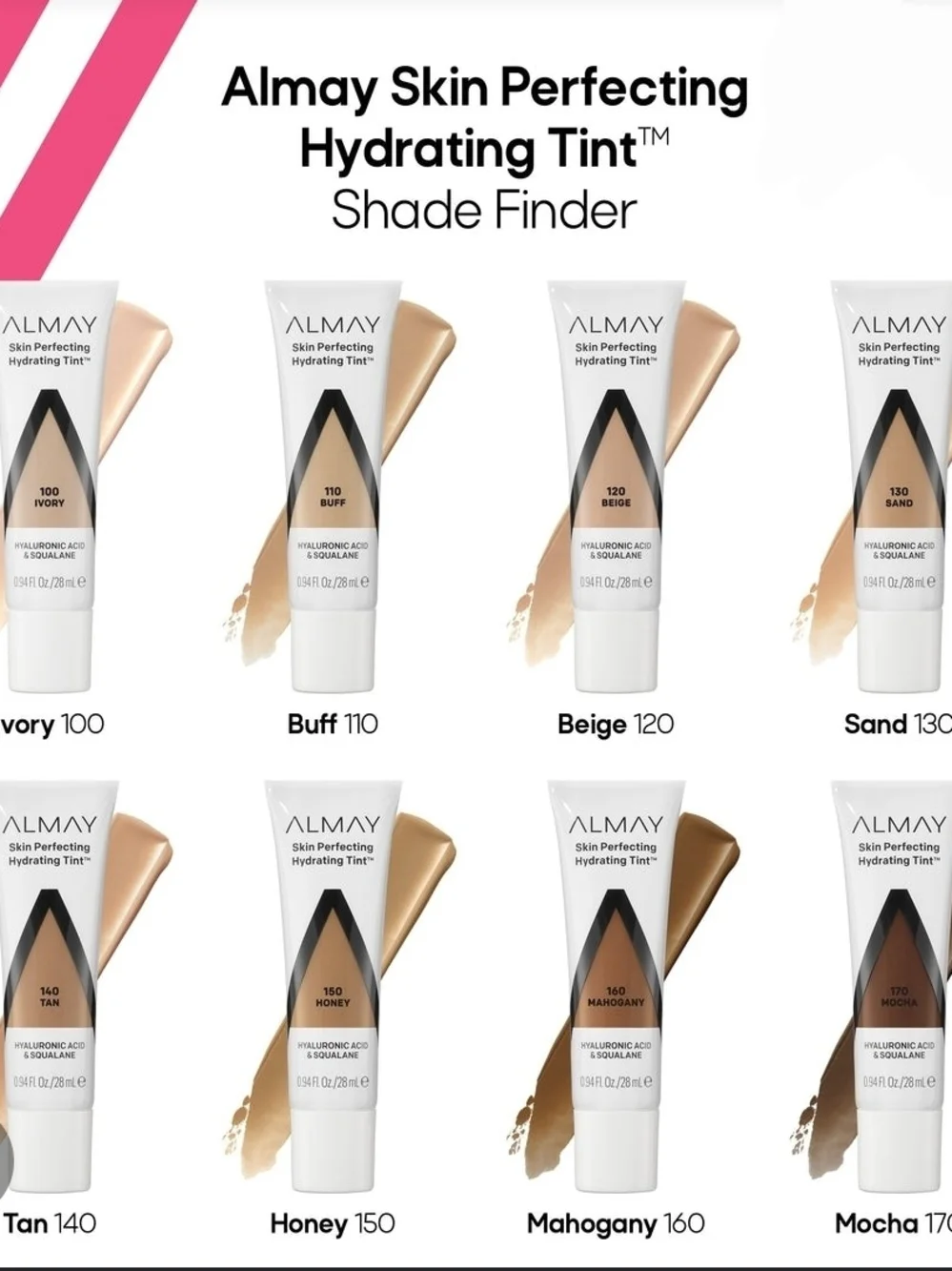 Almay Skin Perfecting Hydrating Tint - Ivory 100 0.94fl Oz BNIB